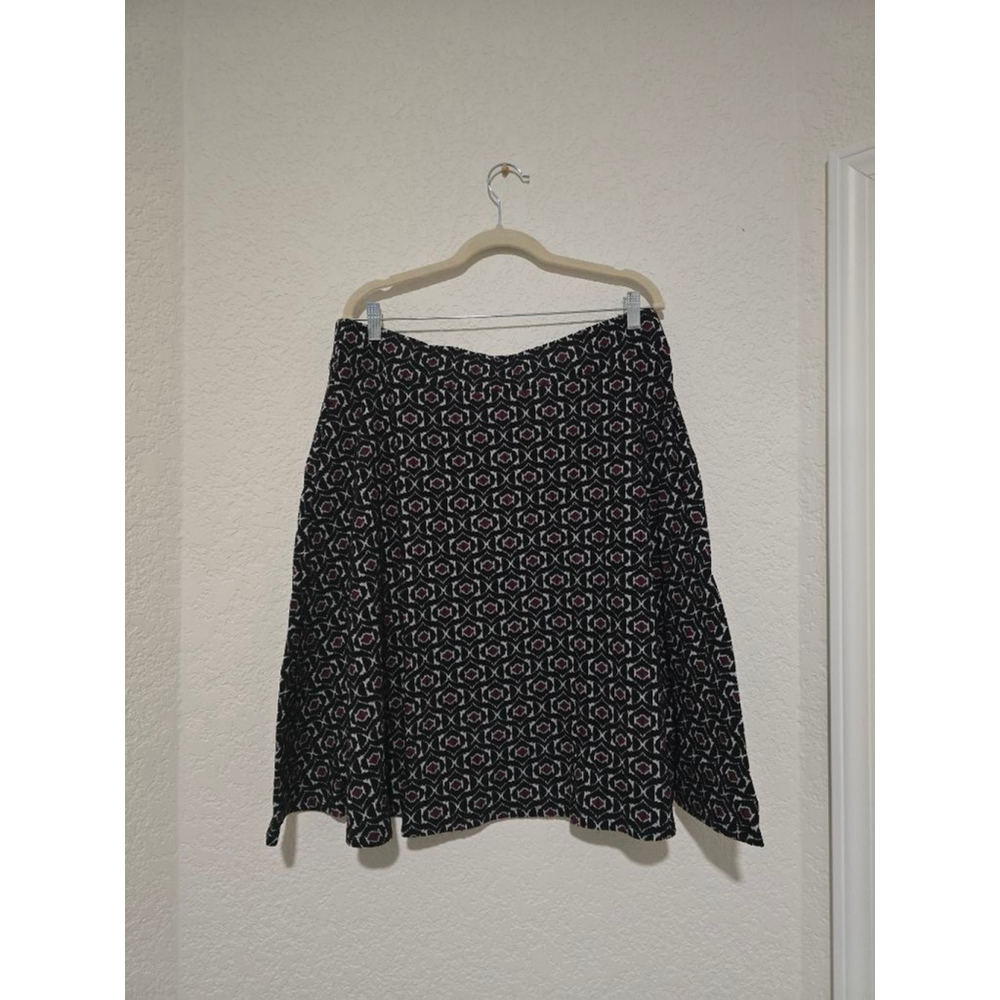 NWT Leota Geo Jacquard Circle Skirt 1X
